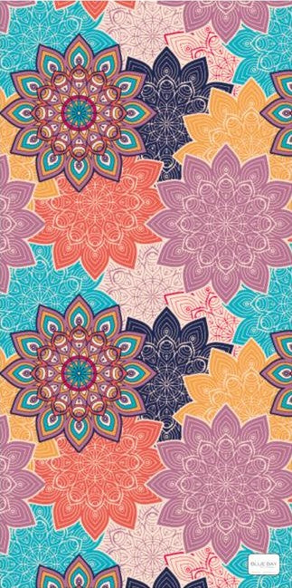 Eco Friendly Beach Towel South Africa – Mandala | Sand-Free & Quick Dry