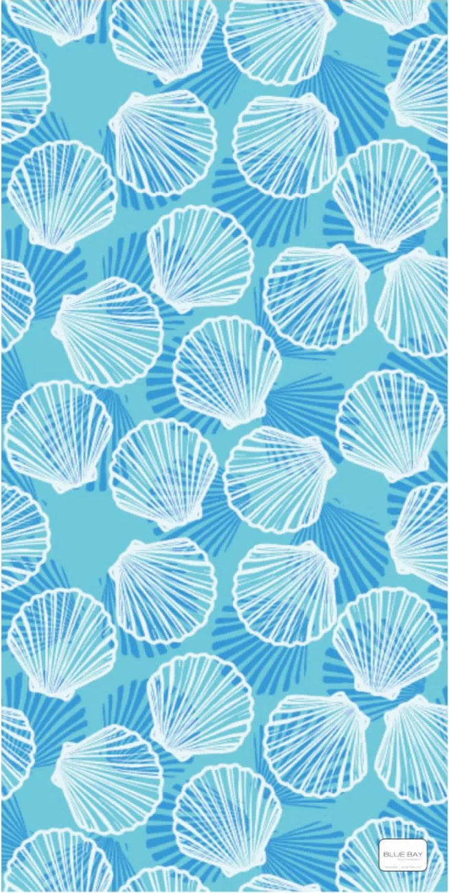 Eco Friendly Beach Towel South Africa – Sea Shells | Sand-Free & Quick Dry