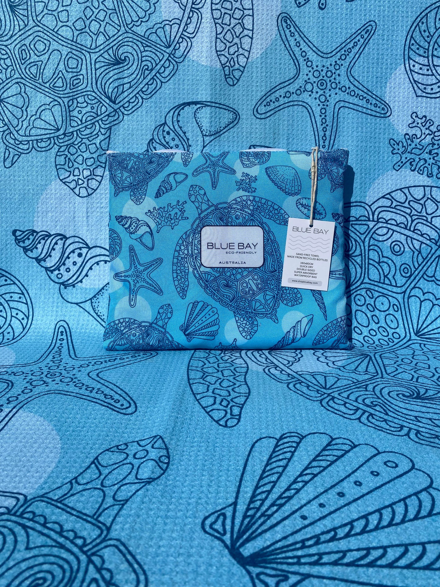 Eco Friendly Beach Towel South Africa | Blue Bay SA Turtle