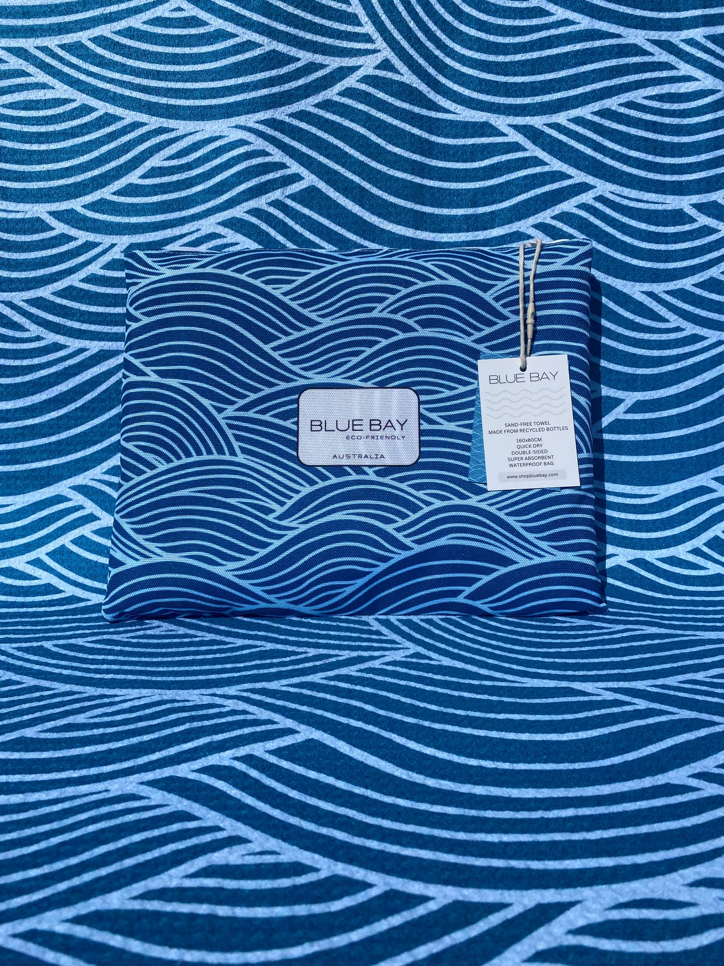 Eco Friendly Beach Towel South Africa – Waves | Sand-Free & Quick Dry