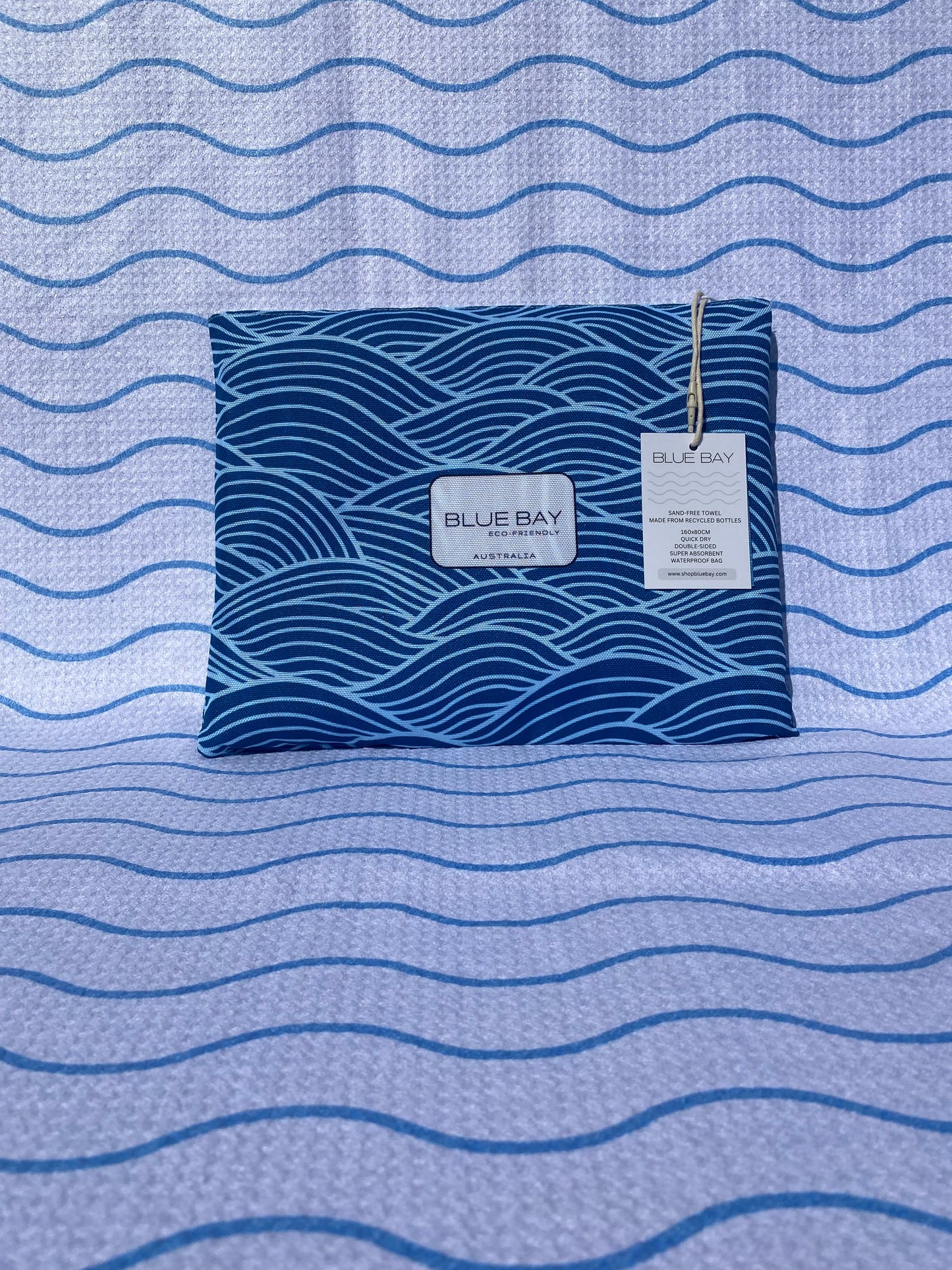 Eco Friendly Beach Towel South Africa – Waves | Sand-Free & Quick Dry